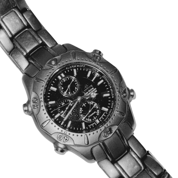 CITIZEN Men's Titanium Eco-Drive Promaster Chronograph Alarm Bracelet Watch - Picture 2 of 15